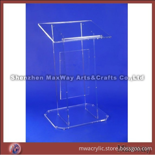 Clear Handy Dismountable Plexiglass Pulpit Dais